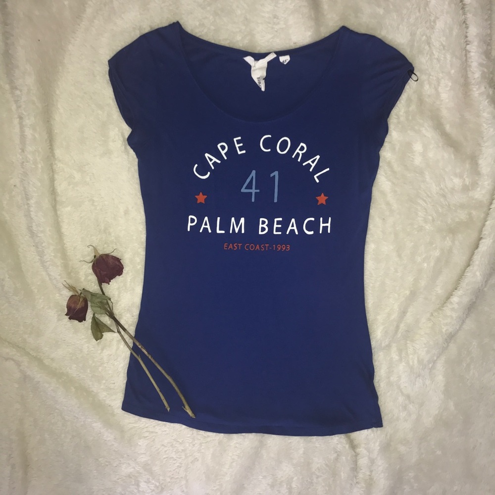 Royal Blue T-Shirt by H&M